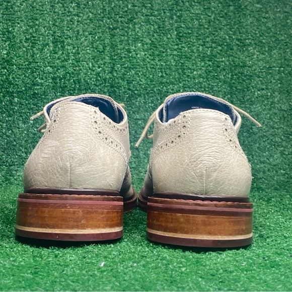 Cole Haan SZ 11 Wide Men\'s  Colton wingtip Classic Cream Brogue Shoes